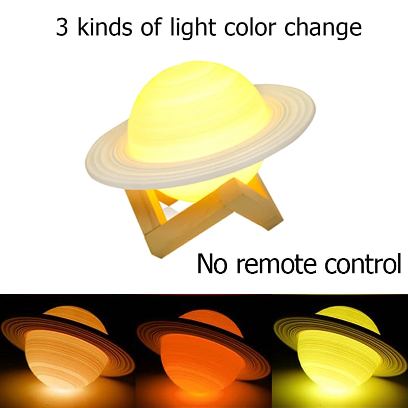 Mondlampe 3d Druck Kinder Mond Lampe Nachtlicht Dimmbar LED 16 Farbe USB Touch Lampe