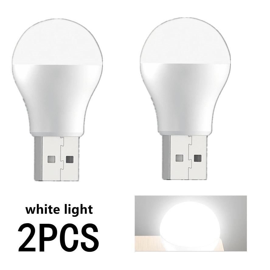3X USB LED Nachtlicht Augenschutz Lampe Computer Mini Licht Nachtlampe Kinder