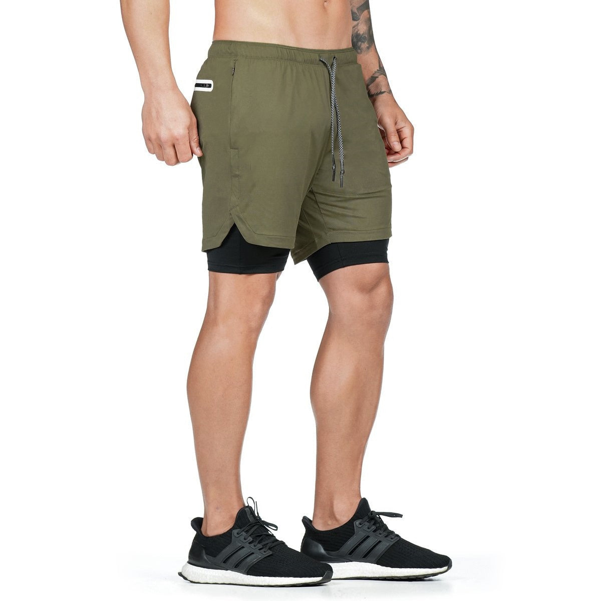 Shorts Bermudas Sporthose Kurze Kurzhose Jogging Unifarben Herren Fitness Gym