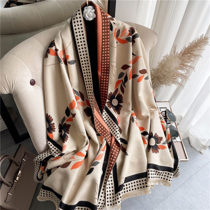 Fashion Damen Winterschal Viskose Stola Schlauchschal  Halstuch Strickschal Loop NEU