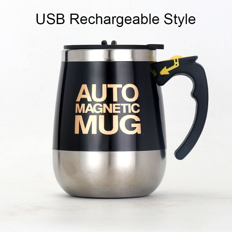 Selbstrührende Tasse Magic Mug Selbstrührender Becher automatisch Edelstahl