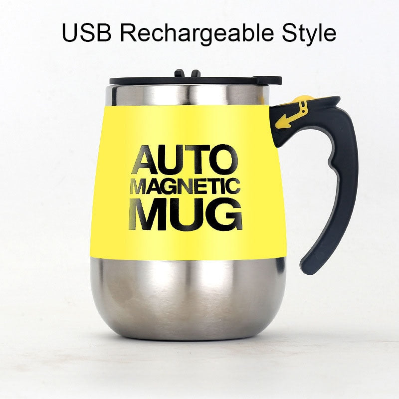 Selbstrührende Tasse Magic Mug Selbstrührender Becher automatisch Edelstahl