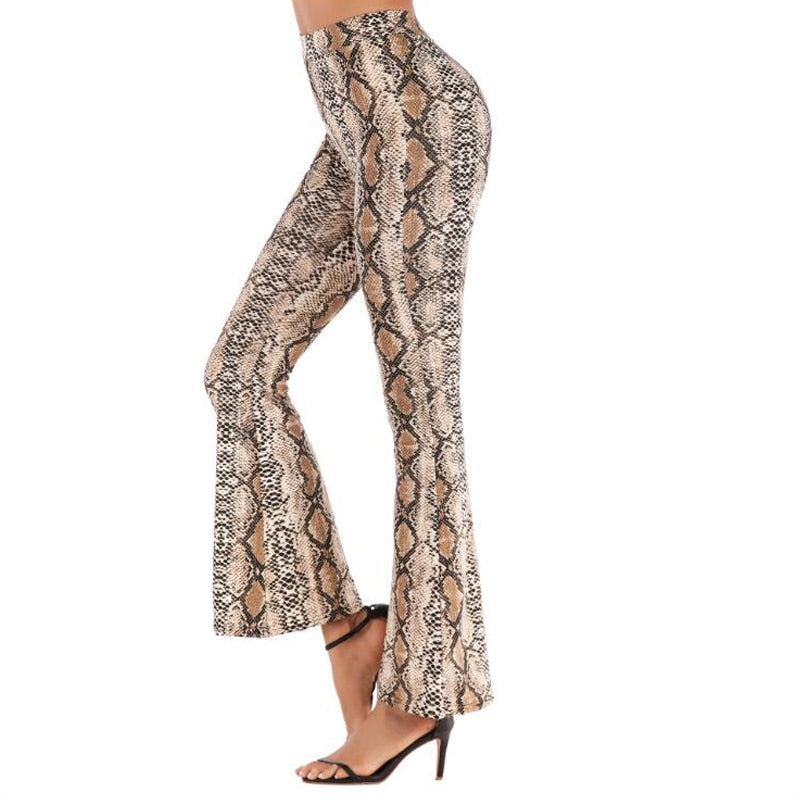 Damen Yoga Hose Bootcut Hüftjeans Schlaghose Hip Retro Flared Leggins
