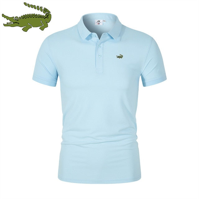 Männer Poloshirt Kontrast Kragen Polo Kurzarm Slim Fit Hemd Polohemd T-Shirt NEU