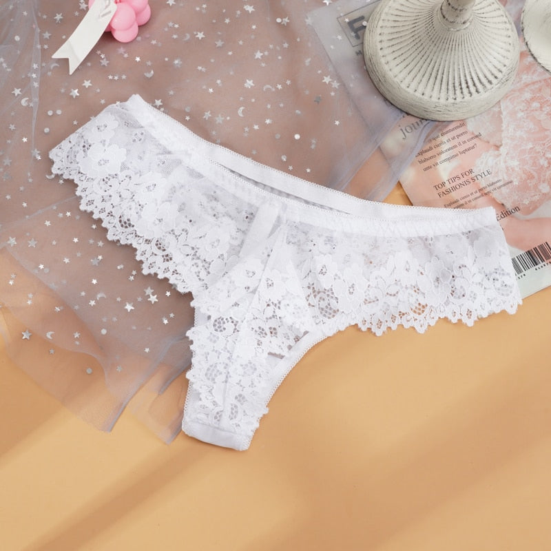 Frauen Spitze Tanga G-String Höschen Sexy Schlüpfer Slip Dessous Unterwäsche