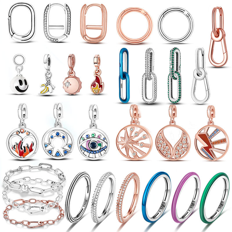 Bettelarmband Sammelarmband aus 925er Silber Charms Armband Damen