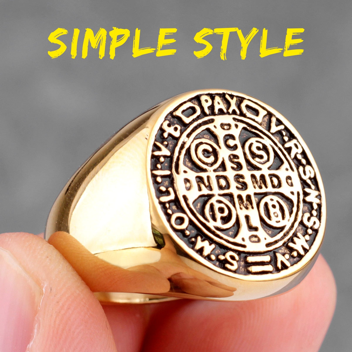 Edelstahl Herren & Damen Biker Rocker Spinning Ring Silber Skull Gothic
