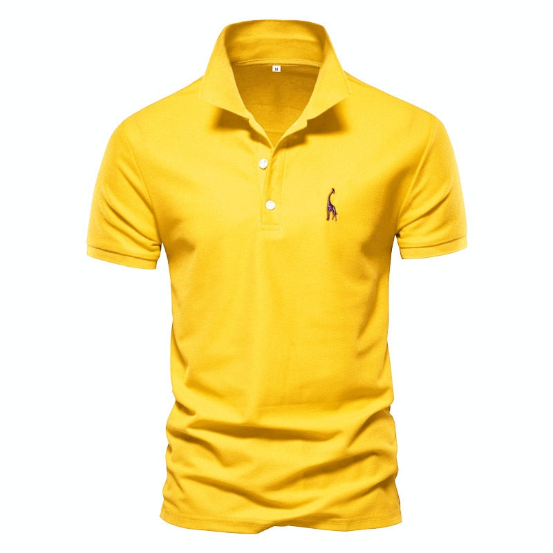 Herren Poloshirt Kontrast Kragen Polo Kurzarm Slim Fit Hemd Polohemd T-Shirt NEU