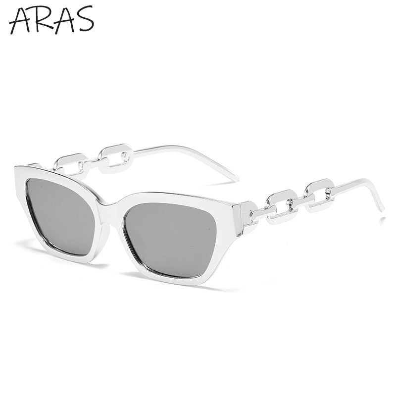 Damen Cat Eye Marke Sonnenbrille Verspiegelt Luxusmarke UV400