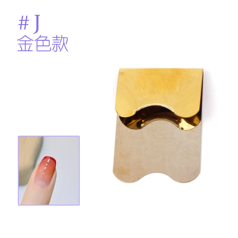 9 Größen French Nail Nagel Kunst Maniküre Schablone Trimmer Styling Tool