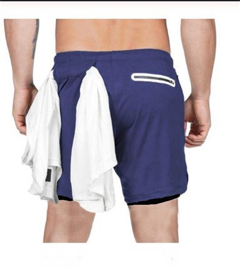 Shorts Bermudas Sporthose Kurze Kurzhose Jogging Unifarben Herren Fitness Gym