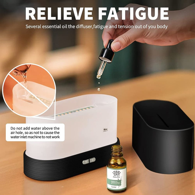 9 Farbe LED Licht Ultraschall Luftbefeuchter Aroma Diffuser Diffusor Humidifier