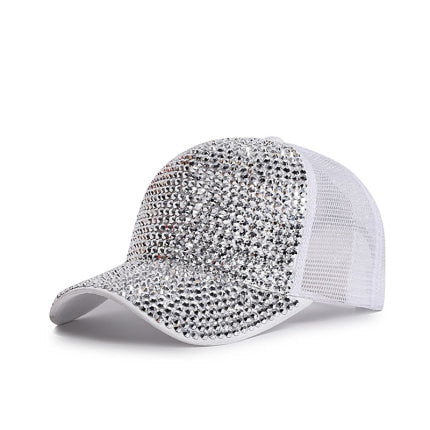 Strass Fashion Cappy Basecap Baseball Cap Mütze Kappe Damen Streetware