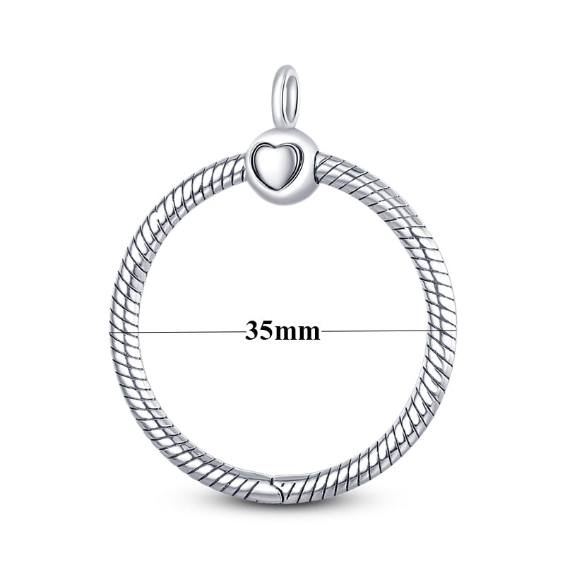 Massiv Sterling Silber 925 Panzerkette Fashion Halskette mit Zirkonia Anhänger Damen