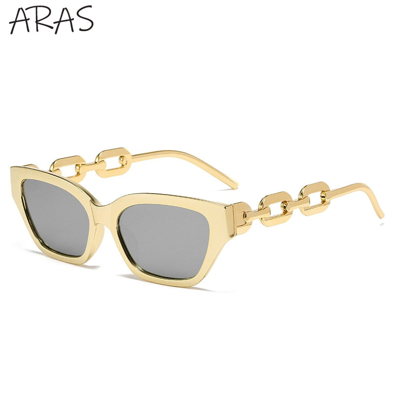 Damen Cat Eye Marke Sonnenbrille Verspiegelt Luxusmarke UV400