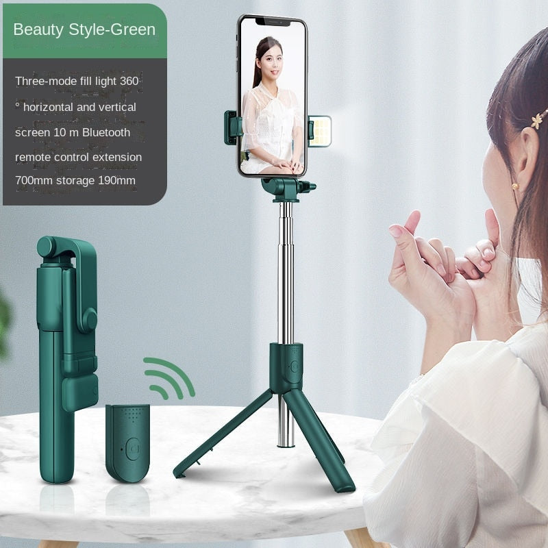 Selfie Stick Wireless Bluetooth Selfie Stick faltbares Mini-Stativ 700MM