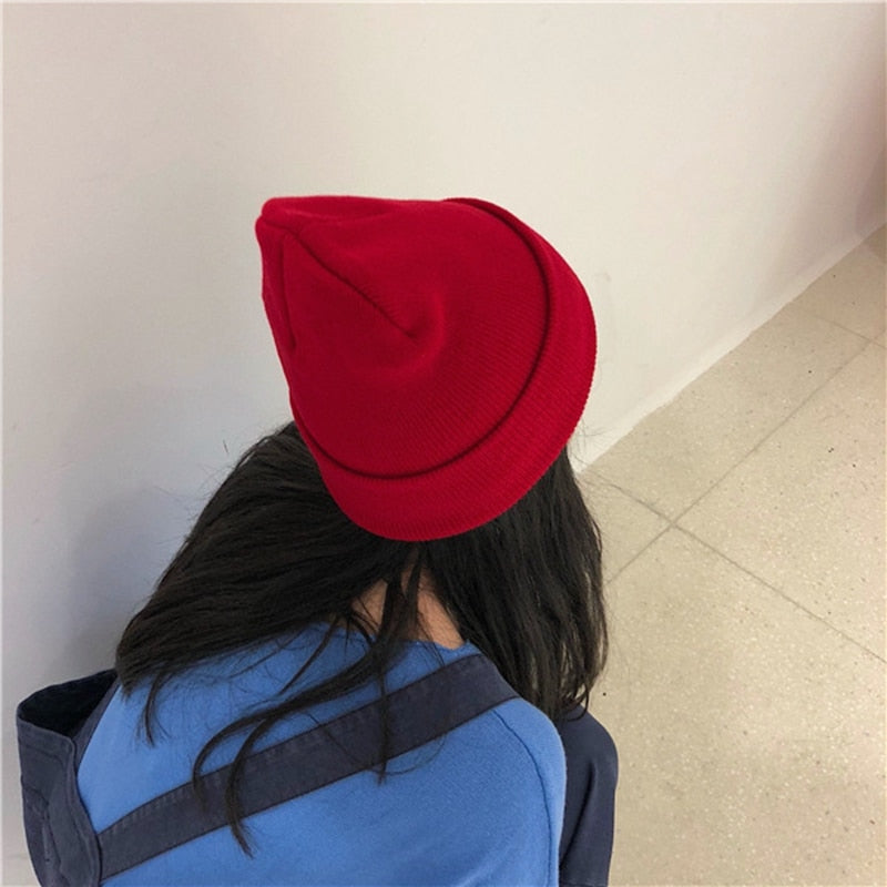 Warme Damen Wintermütze Woll Mütze Strickmütze Kappe Hut Unisex