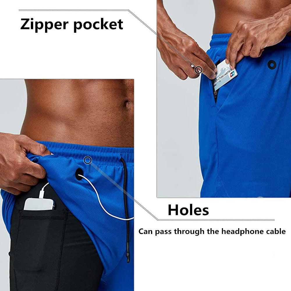 Shorts Bermudas Sporthose Kurze Kurzhose Jogging Unifarben Herren Fitness Gym