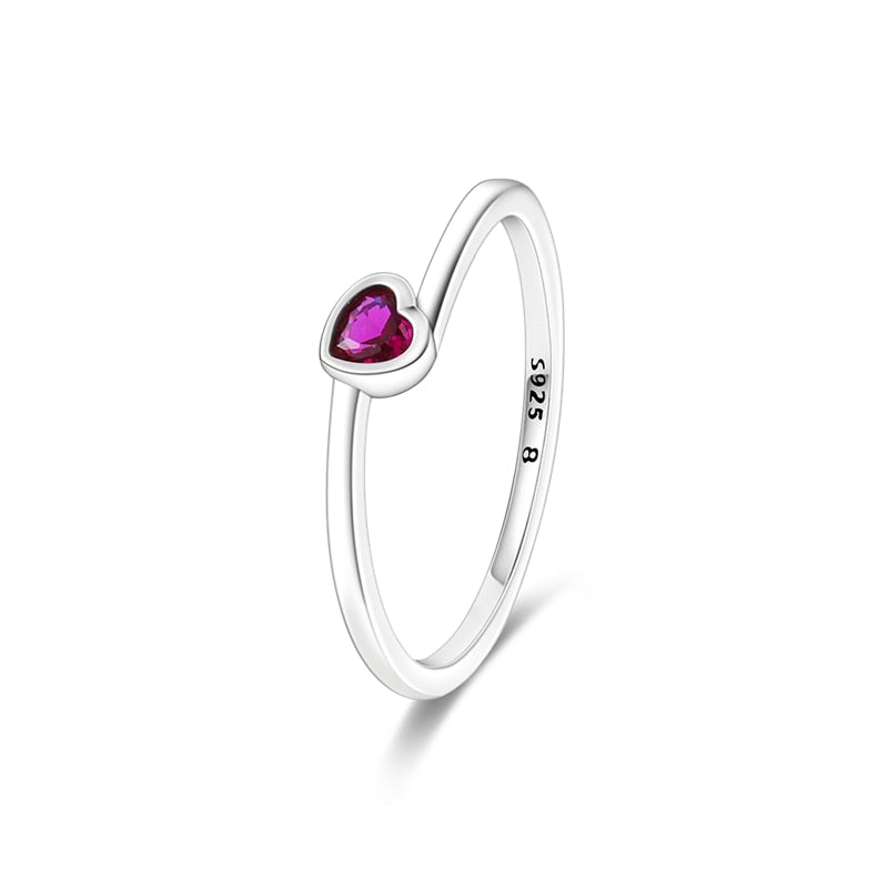 Massiv Sterling Silber 925er Ring filigran Fashion Damenring mit 3A Zirkonia