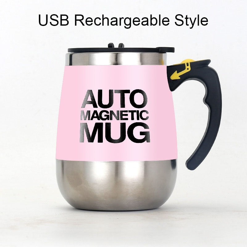 Selbstrührende Tasse Magic Mug Selbstrührender Becher automatisch Edelstahl