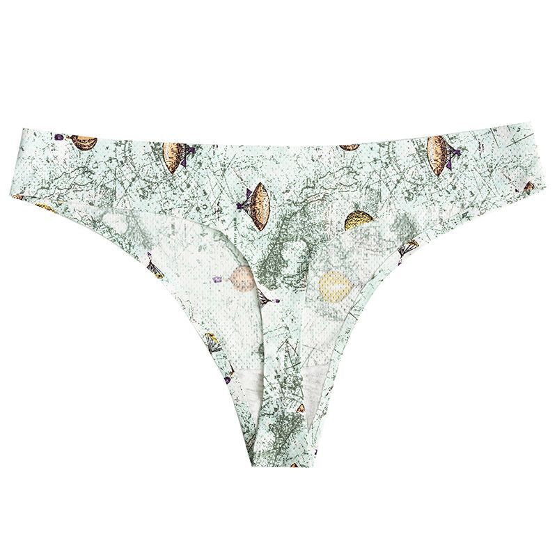 Frauen Baumwolle Nahtlose Unterwäsche Tanga G-String Höschen Schlüpfer Slip Dessous