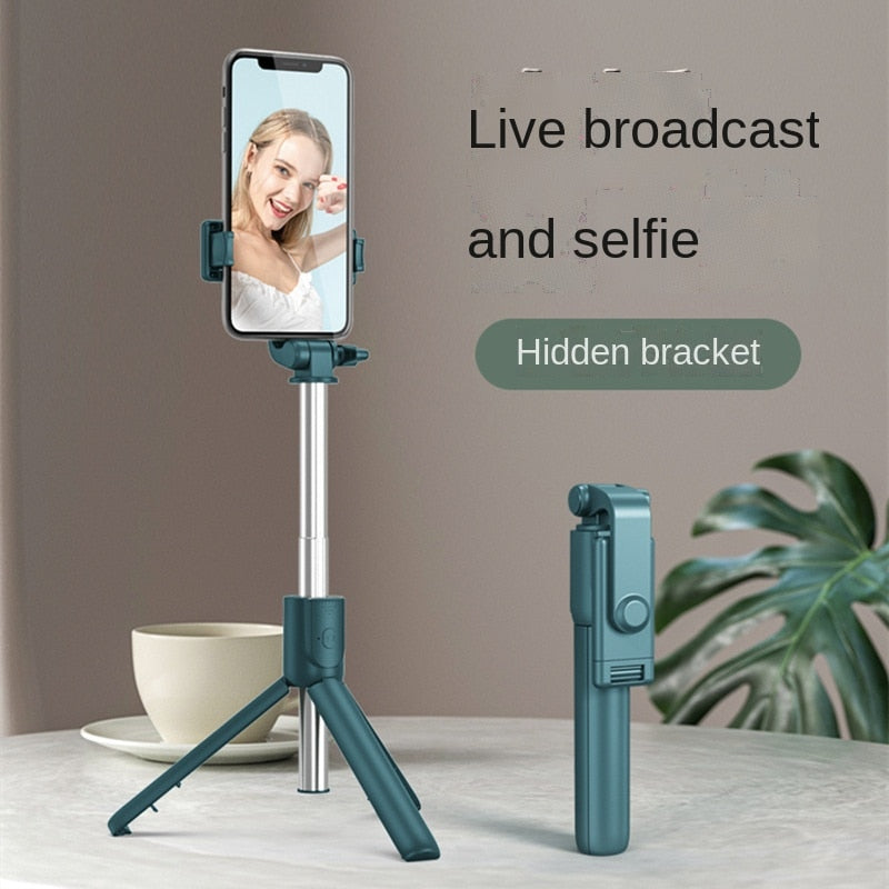 Selfie Stick Wireless Bluetooth Selfie Stick faltbares Mini-Stativ 700MM