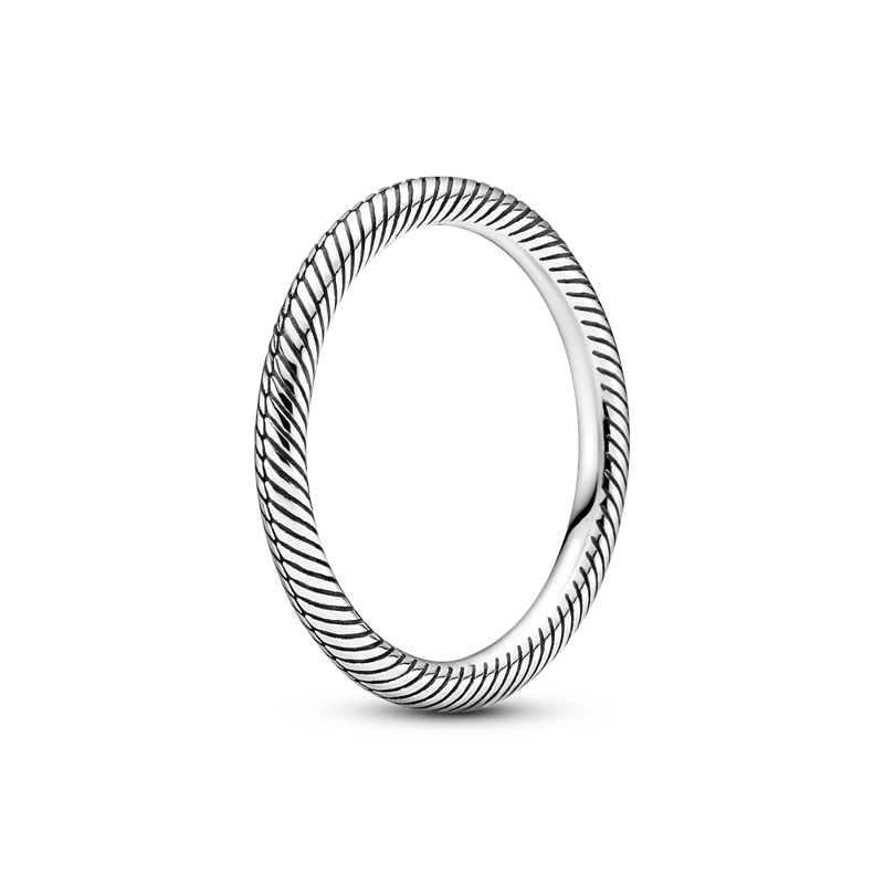 Massiv Sterling Silber 925 Ring filigran Fashion Damenring mit AAA Zirkonia