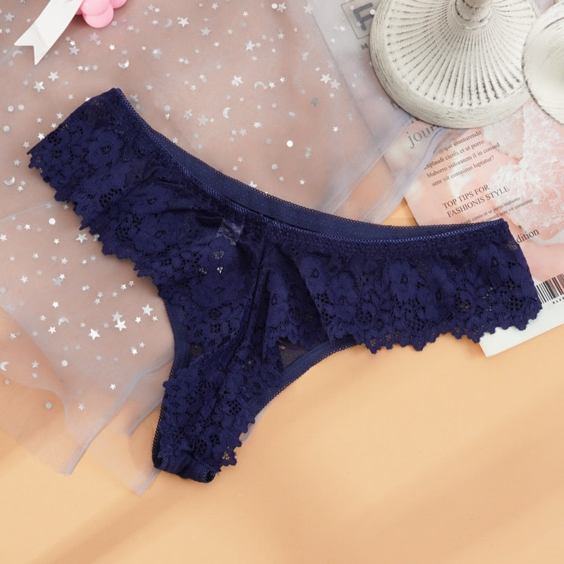 Frauen Spitze Tanga G-String Höschen Sexy Schlüpfer Slip Dessous Unterwäsche