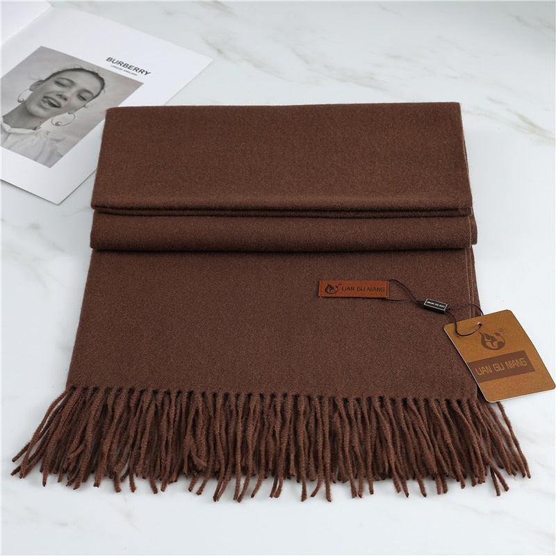 Fashion Damen Winterschal Viskose Stola Schlauchschal  Halstuch Strickschal Loop NEU