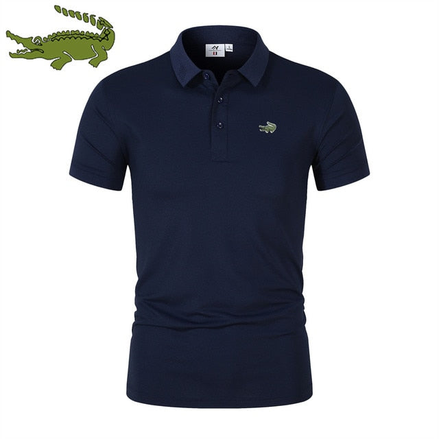 Männer Poloshirt Kontrast Kragen Polo Kurzarm Slim Fit Hemd Polohemd T-Shirt NEU