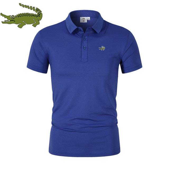 Männer Poloshirt Kontrast Kragen Polo Kurzarm Slim Fit Hemd Polohemd T-Shirt NEU