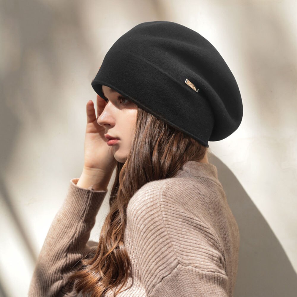 Warme Damen Wintermütze Woll Mütze Strickmütze Kappe Hut Unisex
