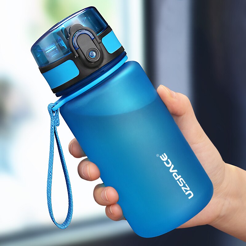 UZSPACE 350ML Trinkflasche Sportflasche Wasserflasche Getränkeflasche BPA-frei Tritanflasche