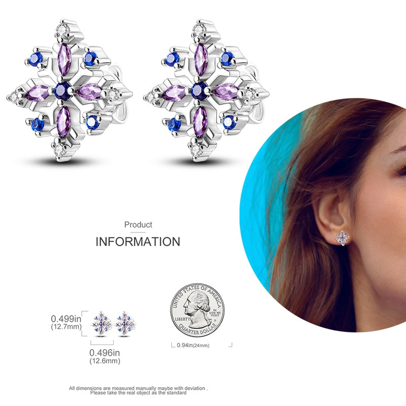 1 Paar Creolen aus 925 sterling Silber Ohrringe Ohrschmuck Zirkonia Ohrstecker