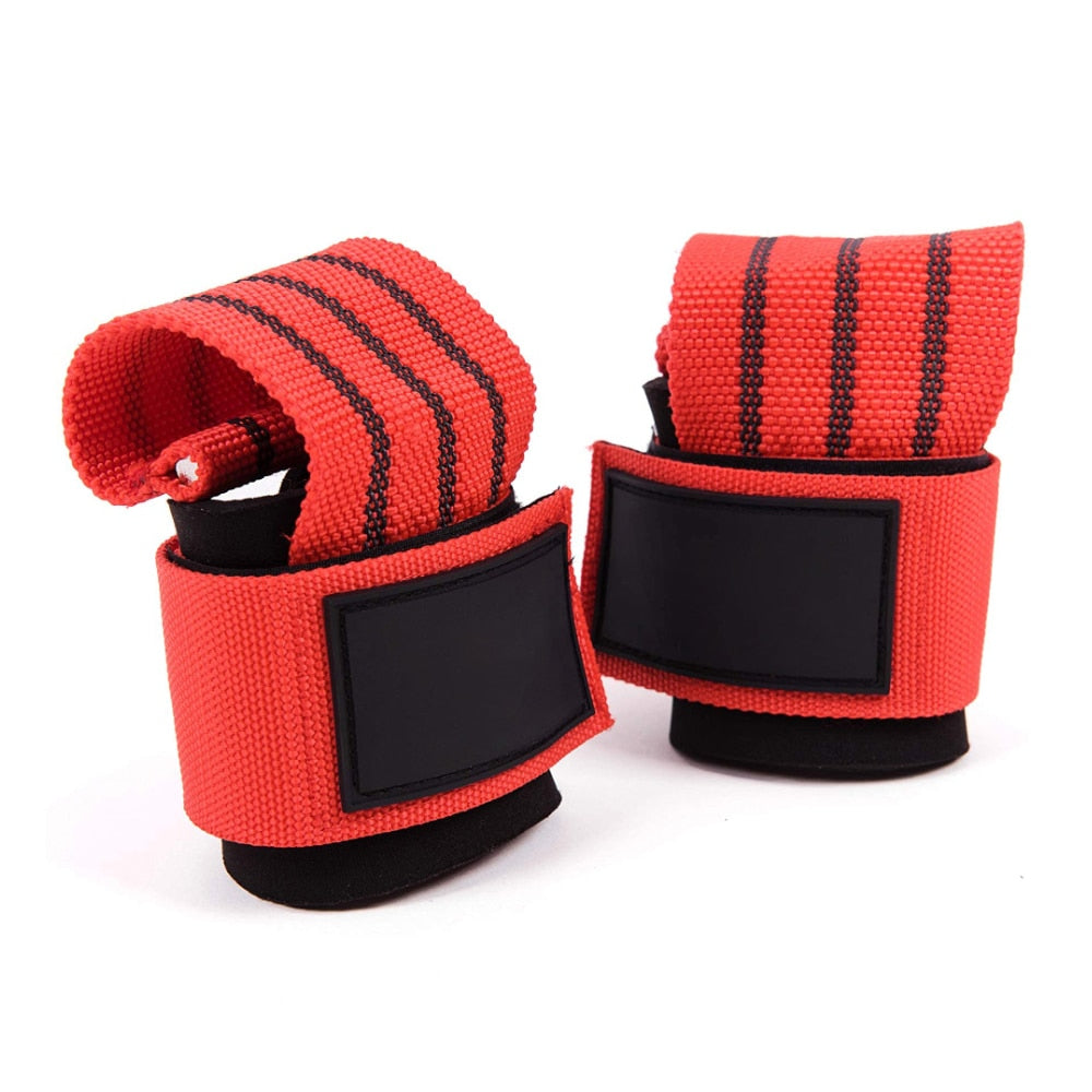 Power Lifting Straps Zughilfen gepolstert Kreuzheben Gym Fitness Herren