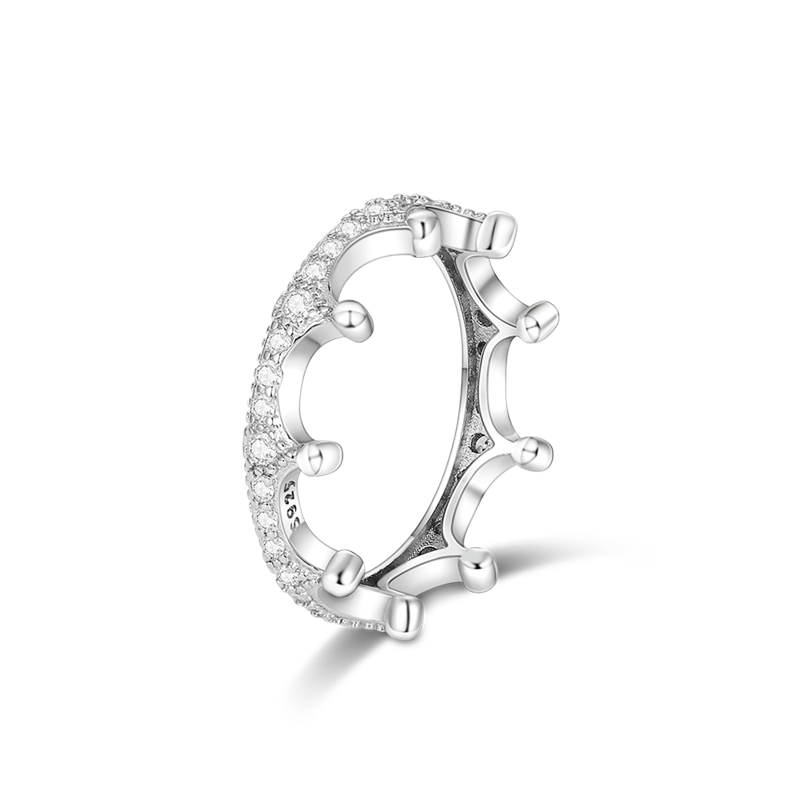 Massiv Sterling Silber 925 Ring filigran Fashion Damenring mit AAA Zirkonia