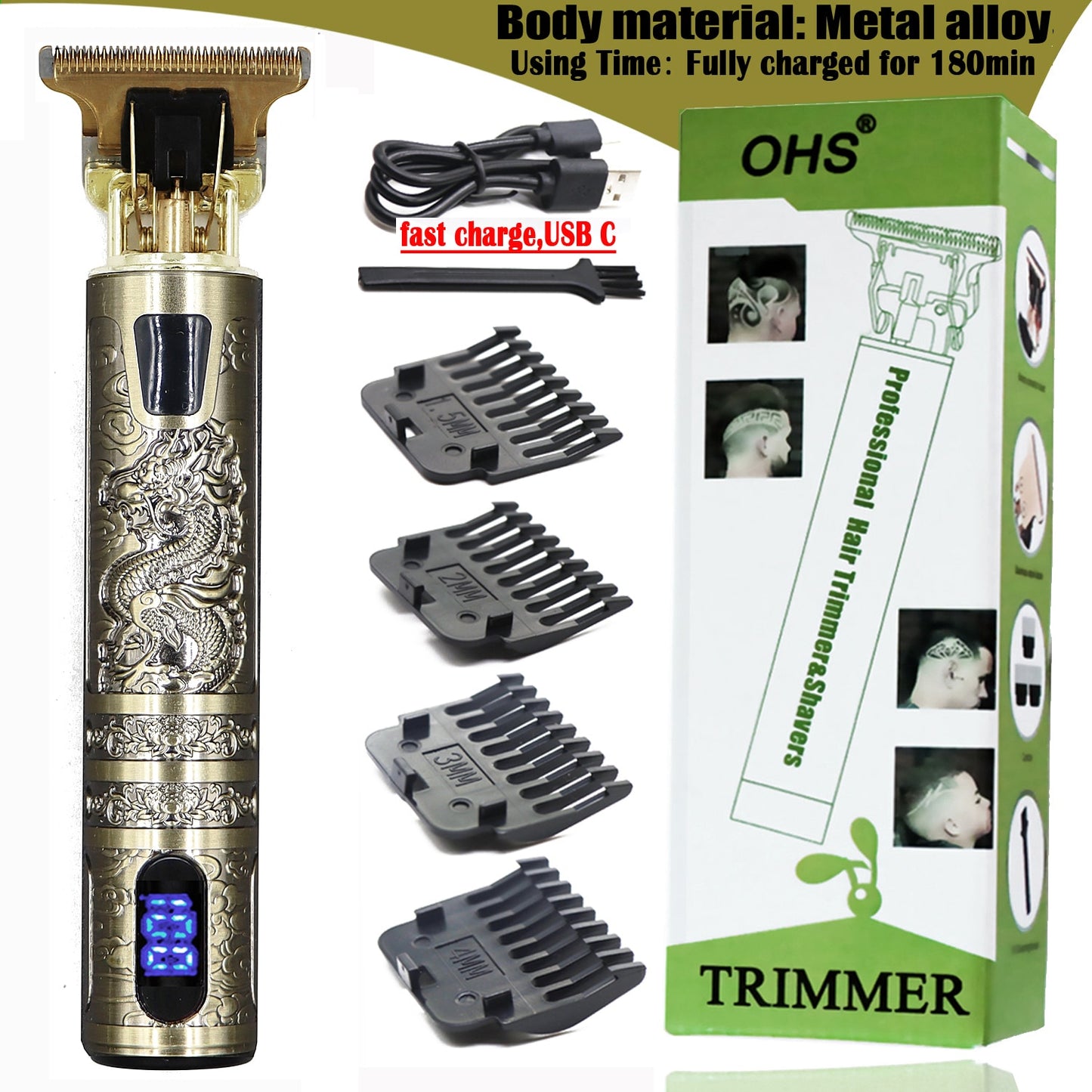 Profi Haarschneidemaschine Haarschneider Rasierer Hair Clipper Bart Trimmer