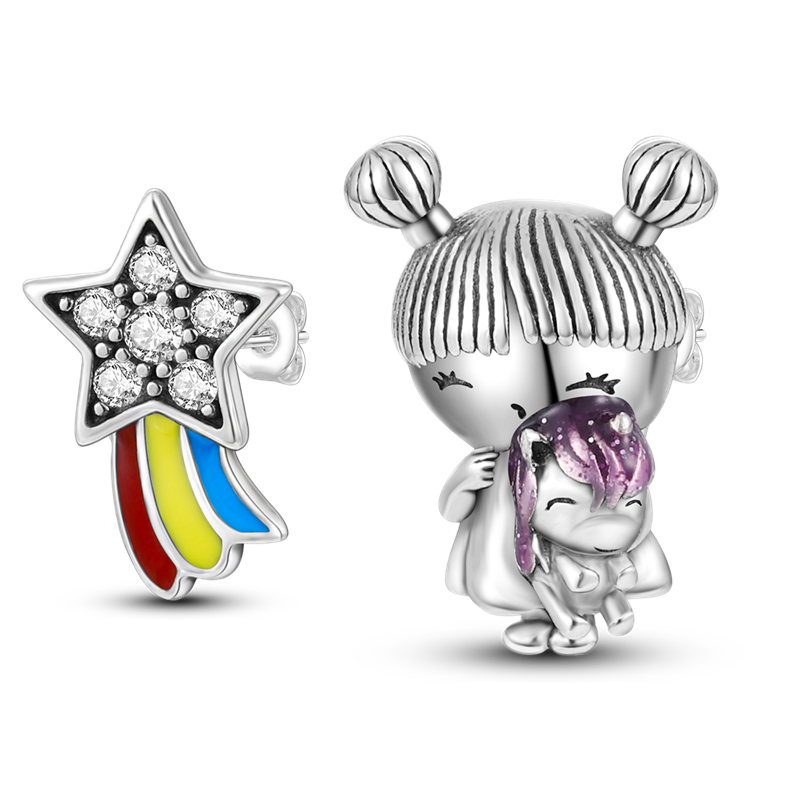 1 Paar Creolen aus 925 sterling Silber Ohrringe Ohrschmuck Zirkonia Ohrstecker