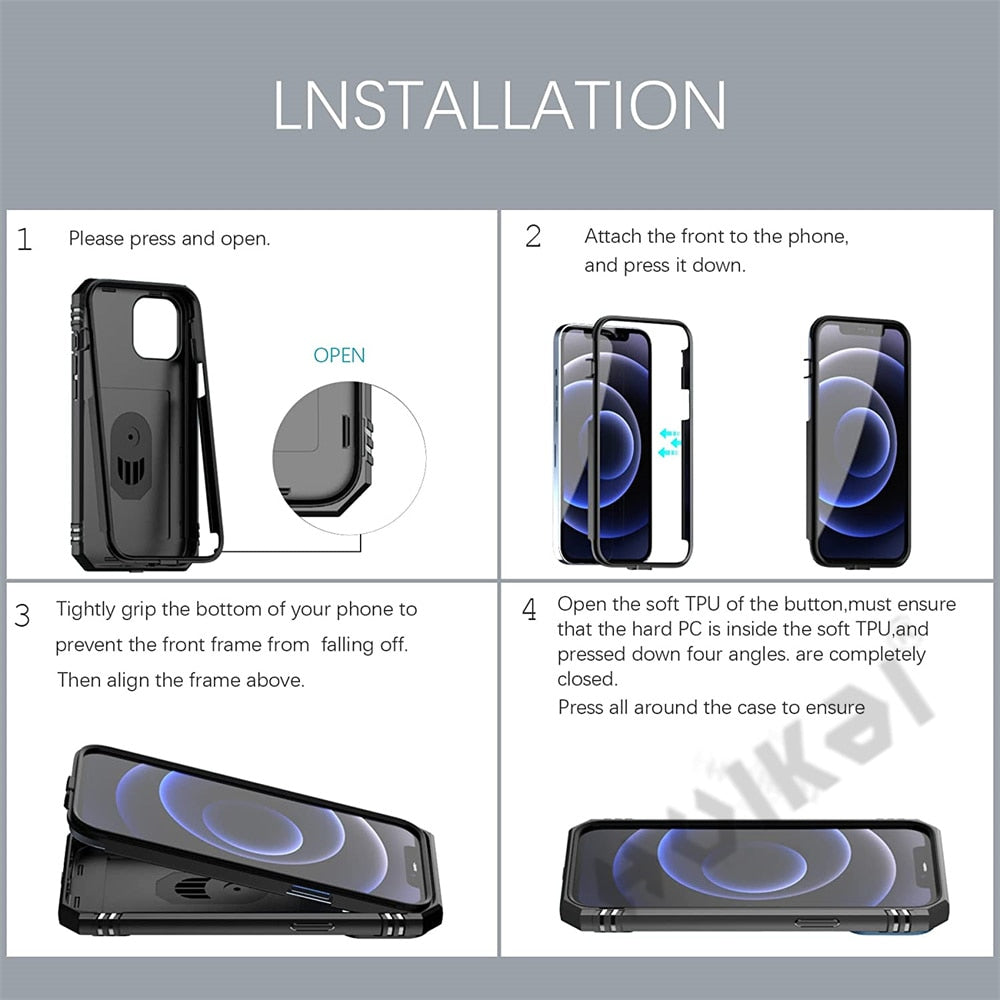 Matte Magnetische Handy Hülle IPhone 14 13 12 11 Pro Fashion Tasche Cove Schutzhülle Cover