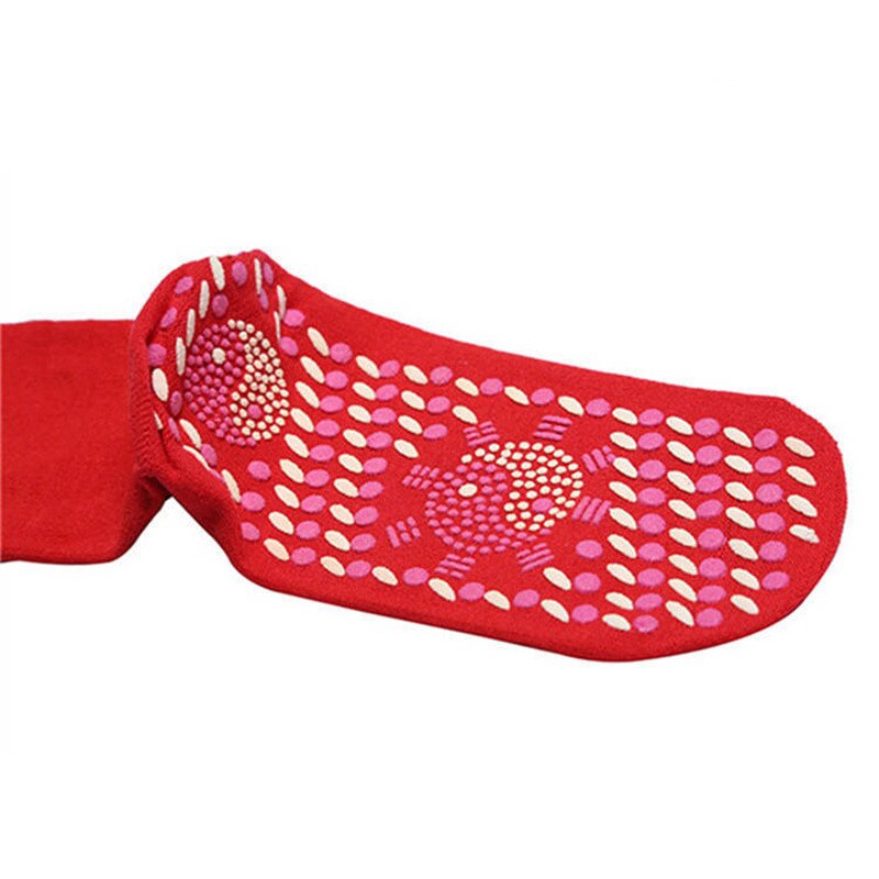 Selbsterwärmende Turmalin-Magnet Socken Therapie Magnetfeldtherapie Fußmassage