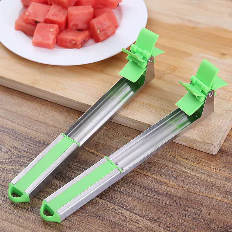 Wassermelonen-Schneider-Windmühlen-Form-Plastikhobel zum Schneiden Edelstahl
