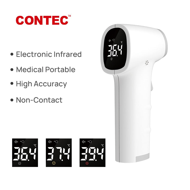 Digital Fieberthermometer Infrarot LCD Thermometer Stirnthermometer kontaktlos TP500