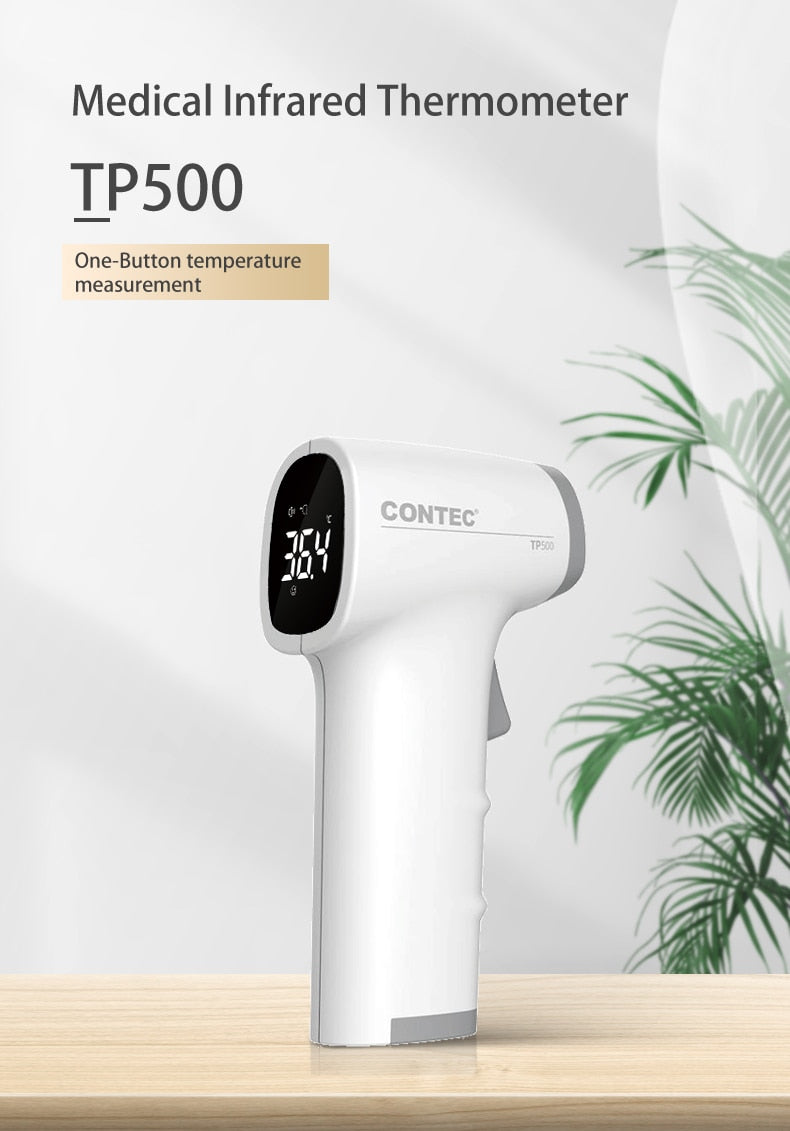Digital Fieberthermometer Infrarot LCD Thermometer Stirnthermometer kontaktlos TP500