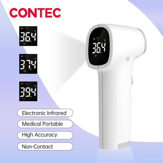 Digital Fieberthermometer Infrarot LCD Thermometer Stirnthermometer kontaktlos TP500