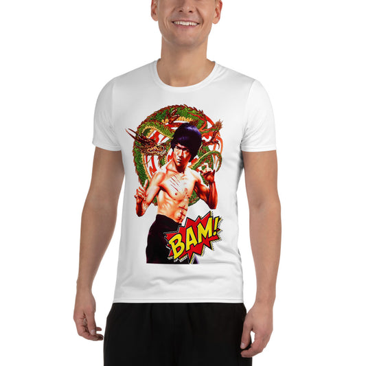 Allover-Sport-T-Shirt für Herren Bruce Lee