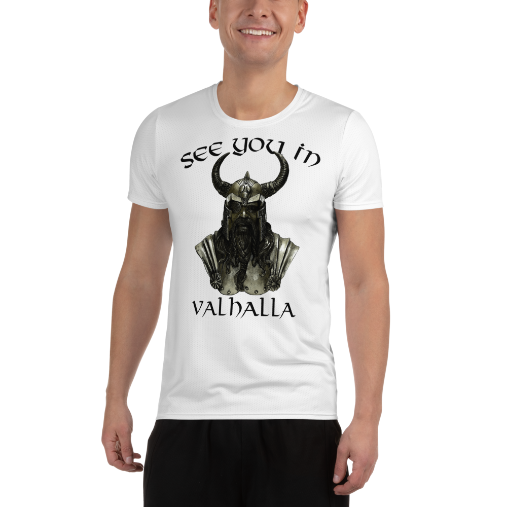 Allover-Sport-T-Shirt für Herren See you in Valhalla