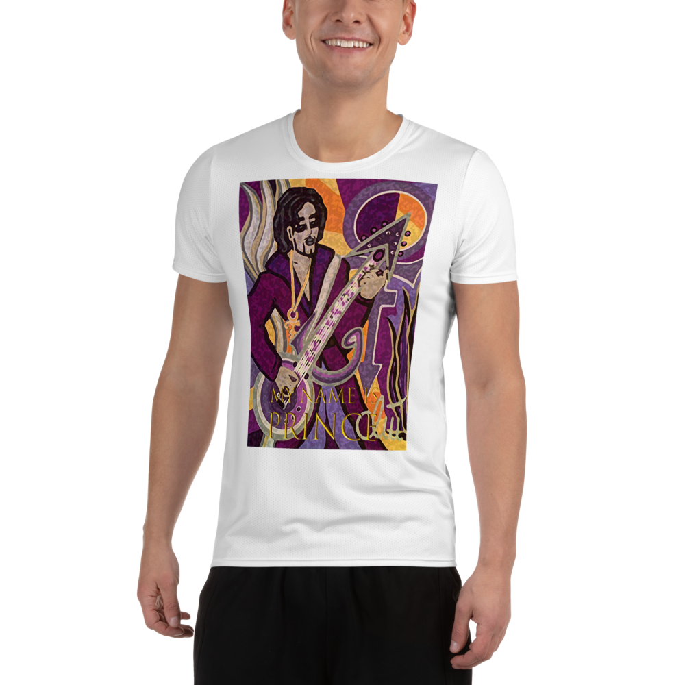 Allover-Sport-T-Shirt für Herren My name is Prince