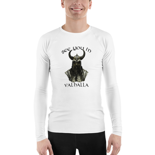 Herren-Rash-Guard See you in Valhalla