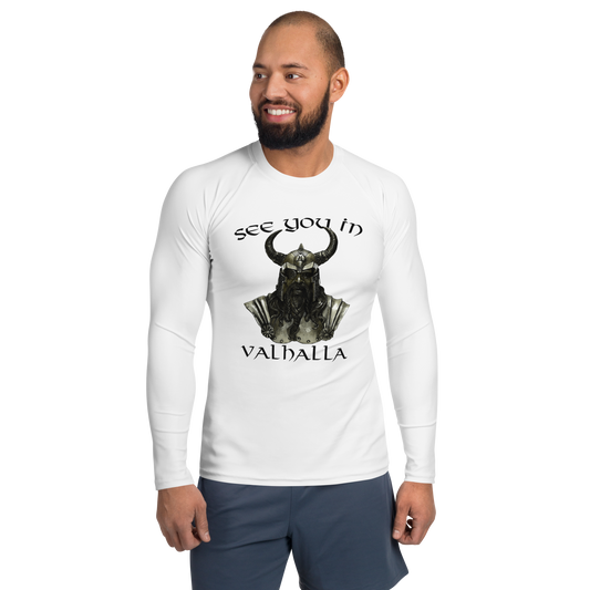 Herren-Rash-Guard See you in Valhalla