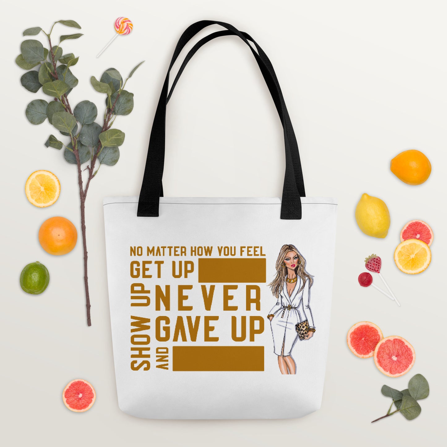 Stoffbeutel Never Gave Up
